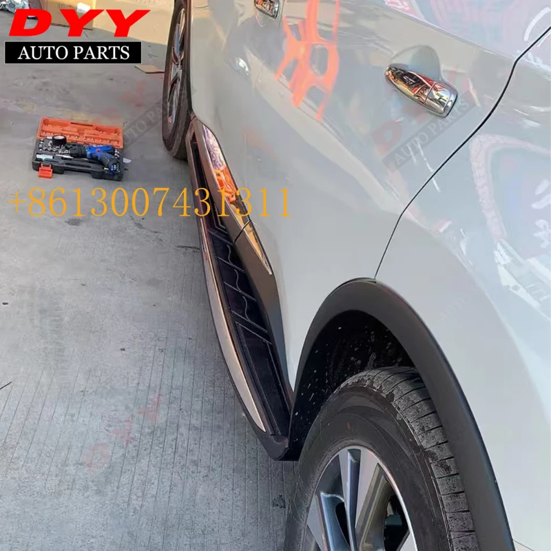 Anti-Slip Thick Aluminum Side Running Boards Mid-size Comfort Family SUV Foot Steps