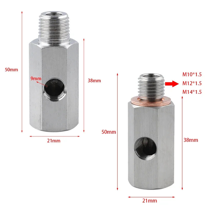 Stainless Steel Side Holes 1/8