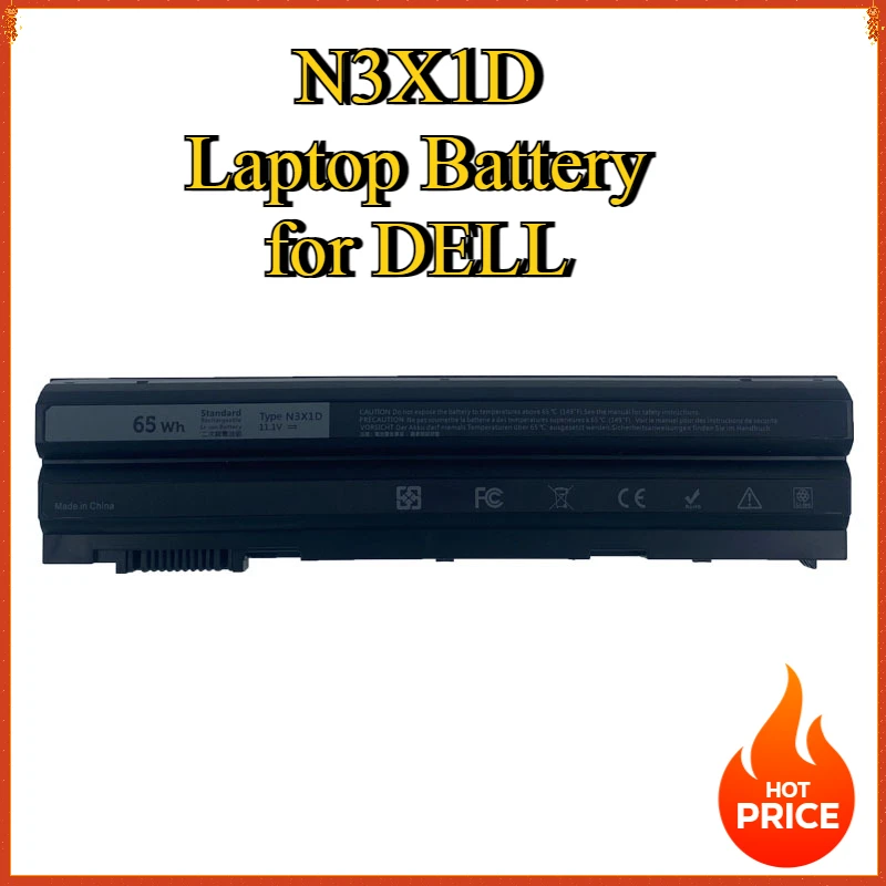 N3X1D Laptop Battery for DELL Latitude E5420 E5520 E5530 E5430 E6420 E6520 E6430 E6440 E6530 E6540 Korea Cell 65WH