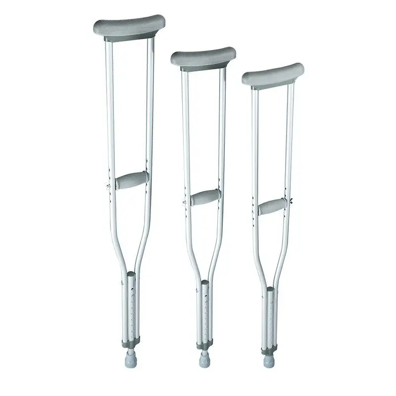 

Premium Adjustable Aluminum Underarm Crutches Walking Aids for Disabled and Old