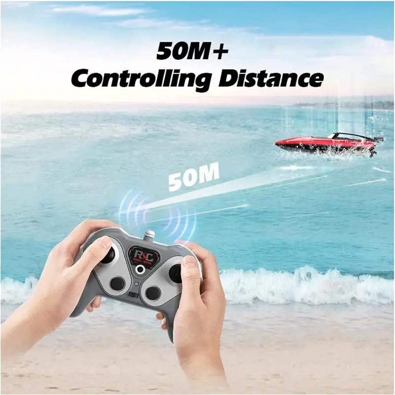 B05C-RC Battery Boat Ship 2.4Ghz High-Speed Remote Control Racing Ship Water Speed Boat Child Model Kids Boys Pool B