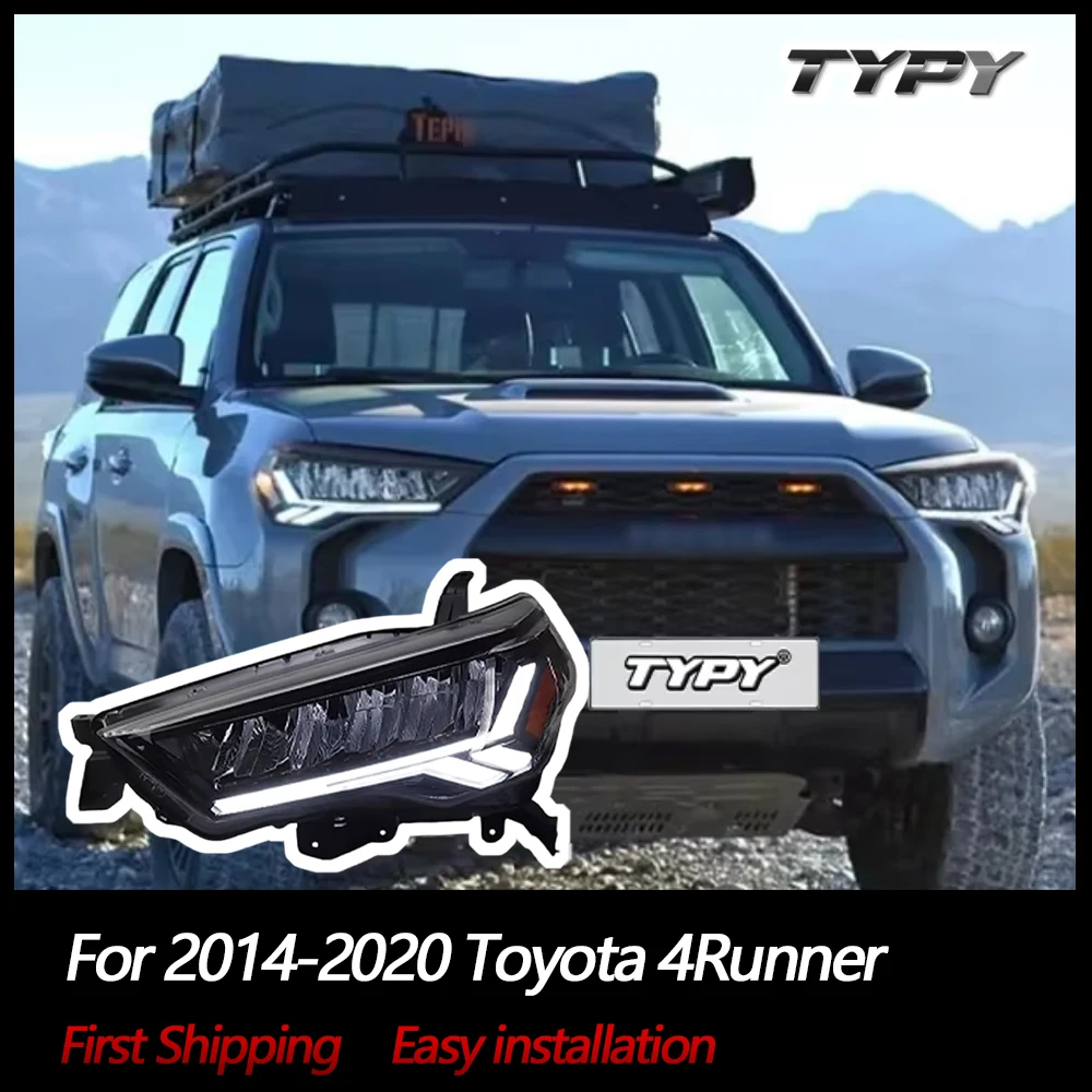 

LED Reflective bowl Headlights Assembly For 2014-2020 Toyota 4Runner TRD, Limited, Off-Road, SR5, Sport, DRL Dynamic Lamps