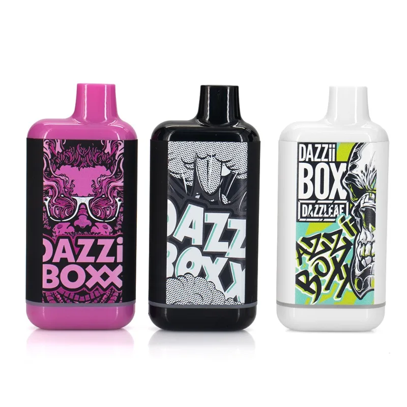خرطوشة DAZZLEAF Dazzi Boxx 510 قابلة للإخفاء VV بطارية التسخين المسبق 650mah Box Mod متوافقة مع معظم خرطوشة 510 حتى 2 مل
