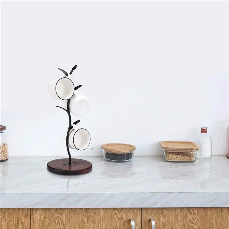 【LAST CHANCE】Cup Holder For Kitchen Coffee Cup Display & Storage Rack Kitchen Counter Organizer