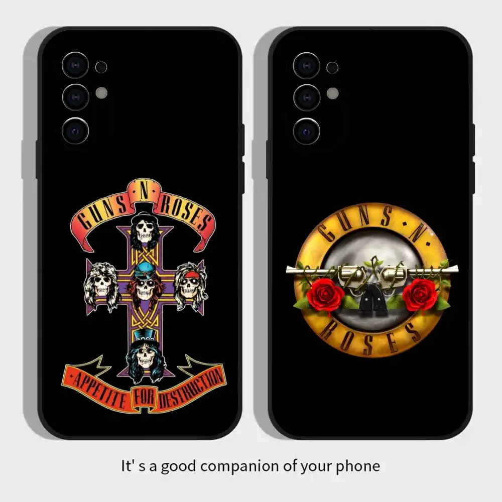 GNR Shatterproof TPU Printed Phone Case For Samsung Galaxy S26/S25/24/23/22/30/21/10/9,Ultra,Plus