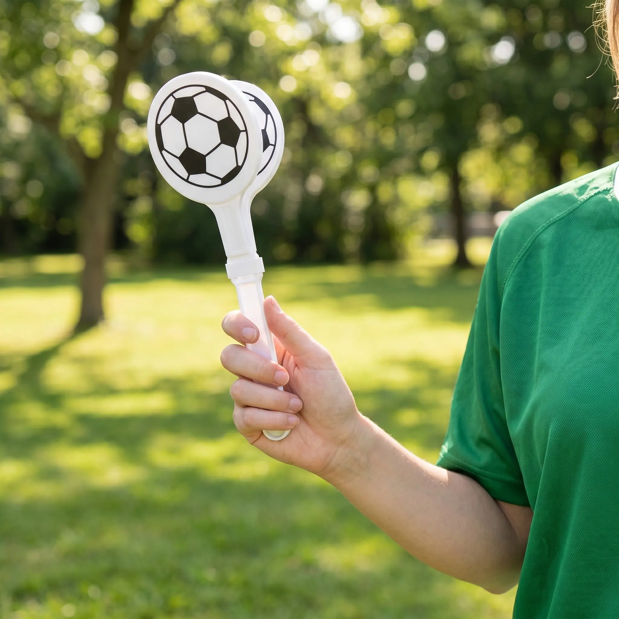 12 unidades de accesorios de animación para eventos: palmas de fútbol para el dedo, ruidosadores de aplausos, para animar a la audiencia en partidos de fútbol