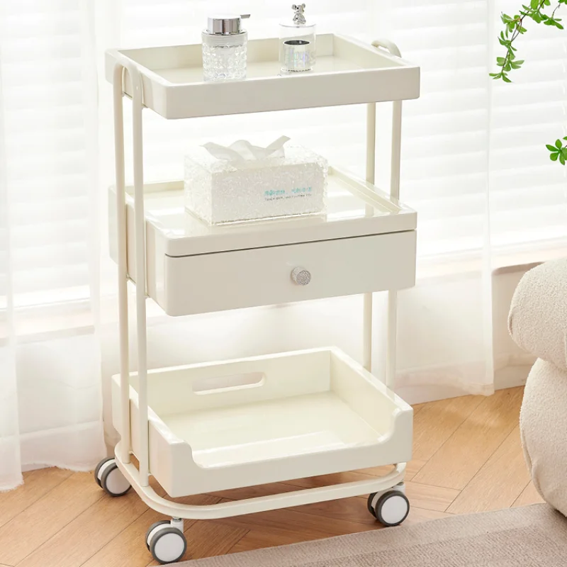 

Elegant Cart Drinks Wheels Trolley Salon Cosmetic Laboratory Aesthetics carrito auxiliar organizador de belleza Dental Trolley