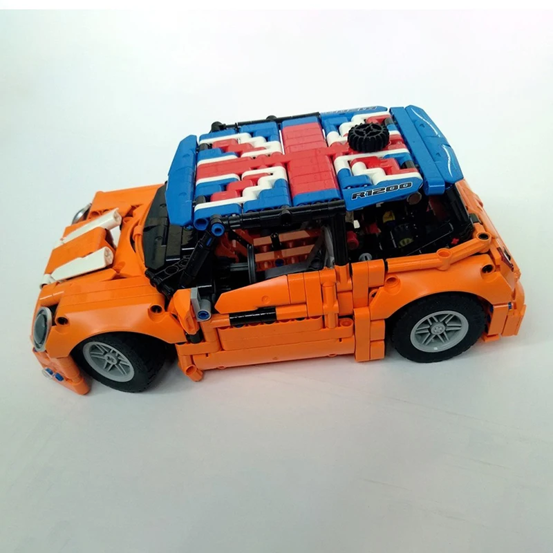 Moc Building Blocks Mini Cooper Technology Modular Bricks Model  Gifts Christmas Toys DIY Sets Assembly