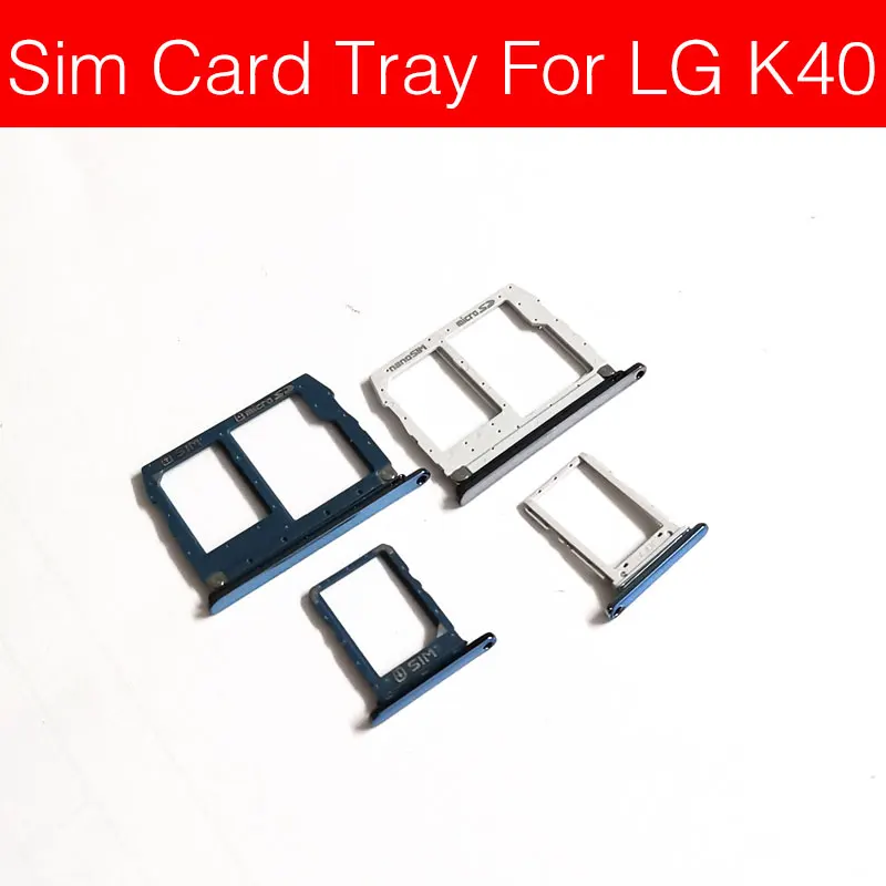 

Держатель для sim-карты, адаптеры для LG K40 / K12 Plus, слот для sim-карты, гнездо гибкого кабеля, запасные части
