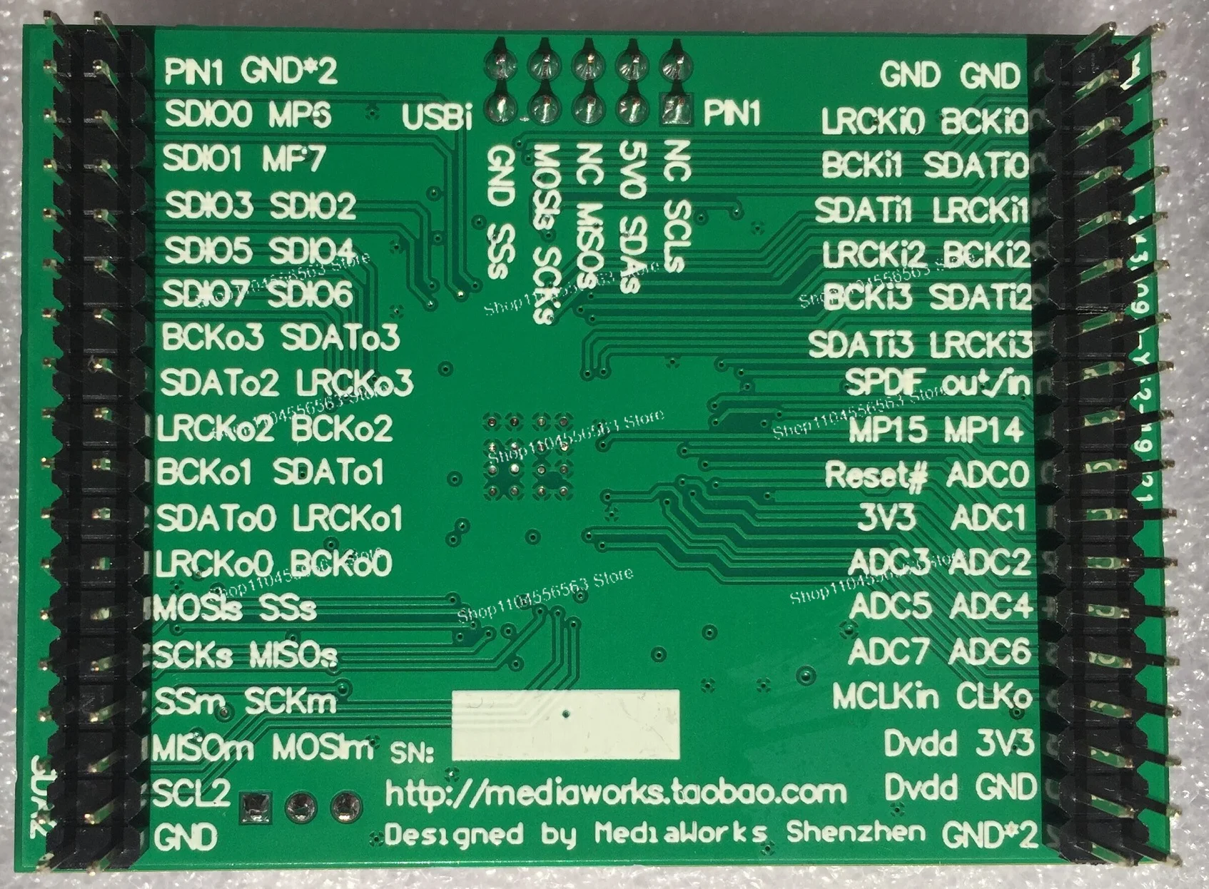 8 in 8 out adau1467 development board adau1463 core board