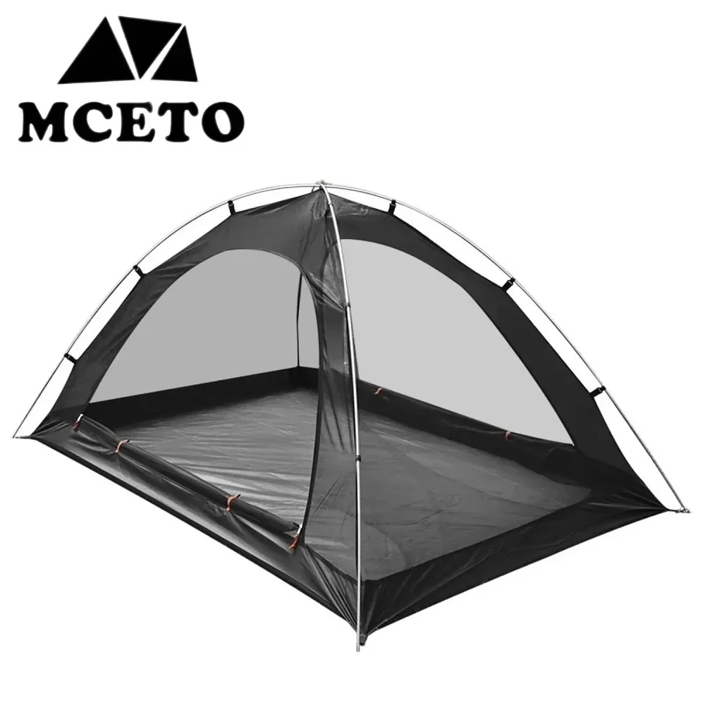 

Ultralight Mesh Tent Inner Tent With Aluminum Pole Summer Outdoor Vents Mosquito Net Tent Camping Backpack Tent 220*140*110cm