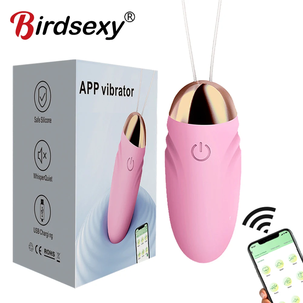 Bluetooth App Mini Bullet Vibrator for Women Clit Stimulator Wireless Remote Pantie Vibrating Love Egg Female Sex Toy for Adults