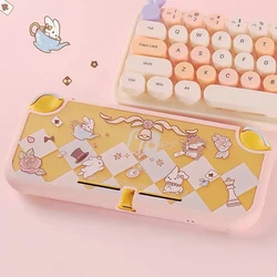 Switch Lite Game Case Cute Bunny Soft Full Back Protective Cover Compatible-Nintendo Switch Lite Shell Case For NS Lite Case