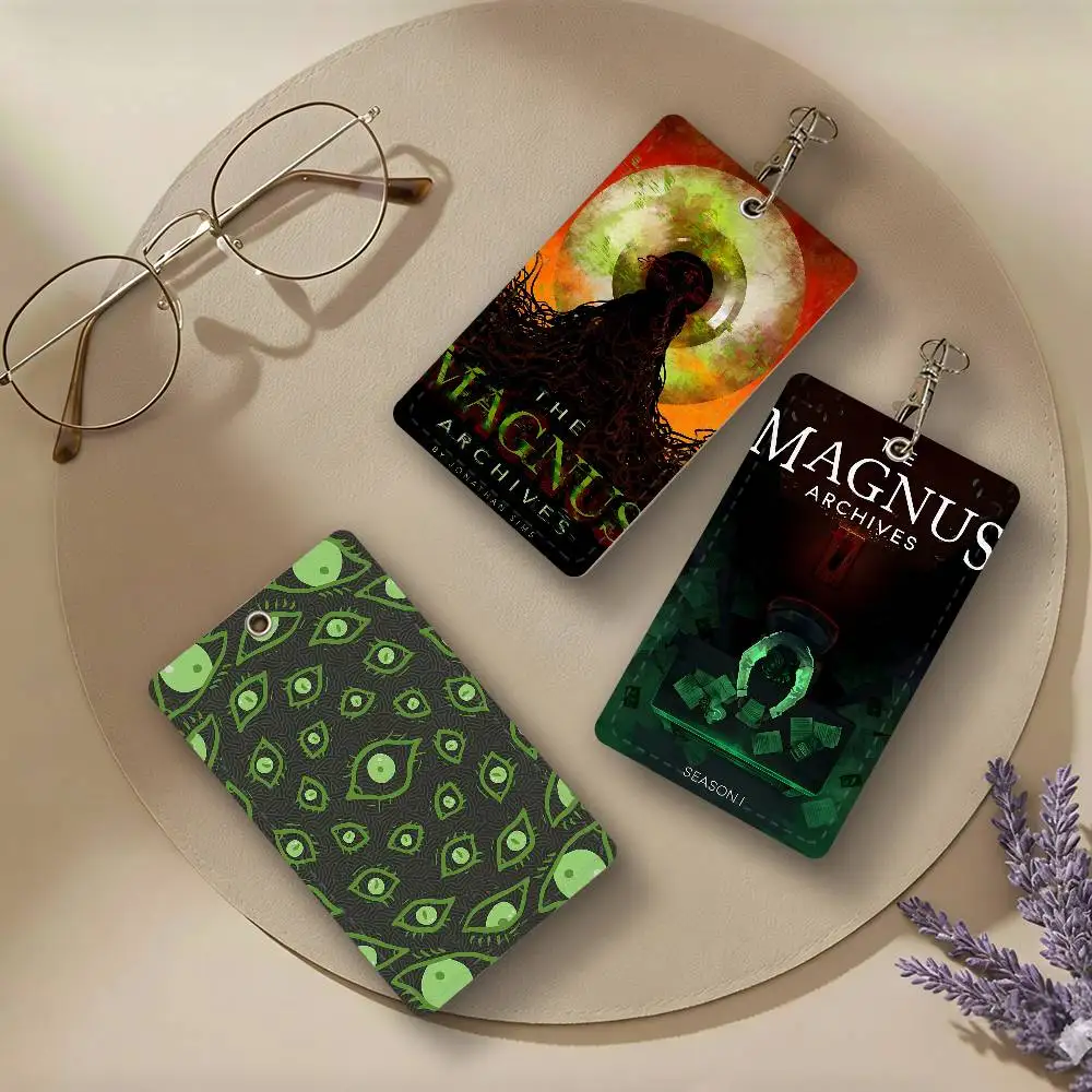 Game The M-Magnus A-Archives  PU Leather Card Holders Anti-lost Protective Cover Cases Cards