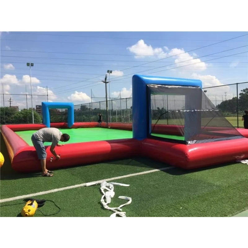 Indoor Outdoor Inflatable Football Court Soccer Field Football Area for Sale