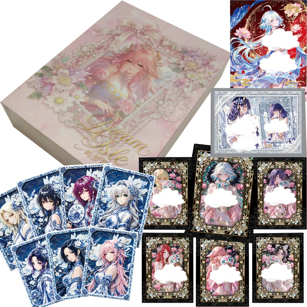 Trendy Popular Dream Isle Female Card Fans' Like Charming Characters Creative Decorative Toys Collection Cards Adolescent Gifts