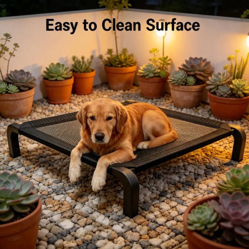 Dog House Foldable Dog Bed All Season Large and Small Dogs Camp Bed Detachable Waable Military Sle Pet Supplies for Summer Use