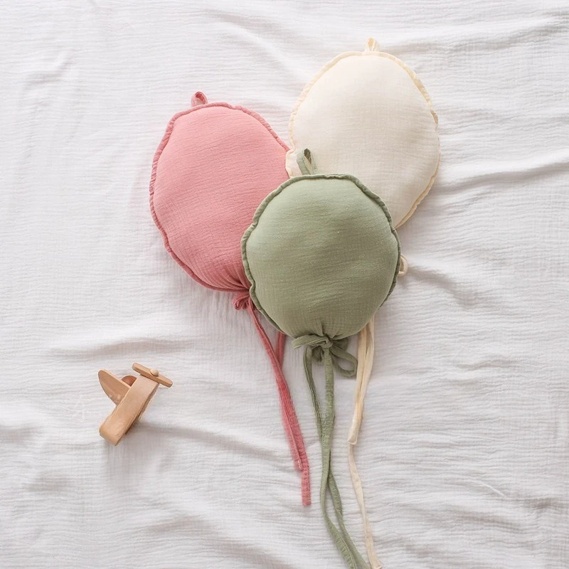 Ins-stijl baby verjaardag achtergrond decor ballonnen - minimalistische stoffen ballonhangers, schattige foto rekwisieten voor pasgeborenen