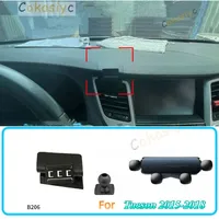 For Hyundai Tucson 2015-2018 Car Phone Holder Gravity Stand Mount Support Horizontal GPS Mobile Bracket Accessories With Base