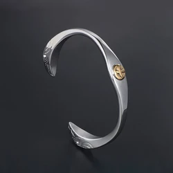 Retro Indian Ethnic Style Flying Bird Bracelet Punk Stainless Steel Men and Women Open Bracelet Fashion Jewelry Gifts Wholesale