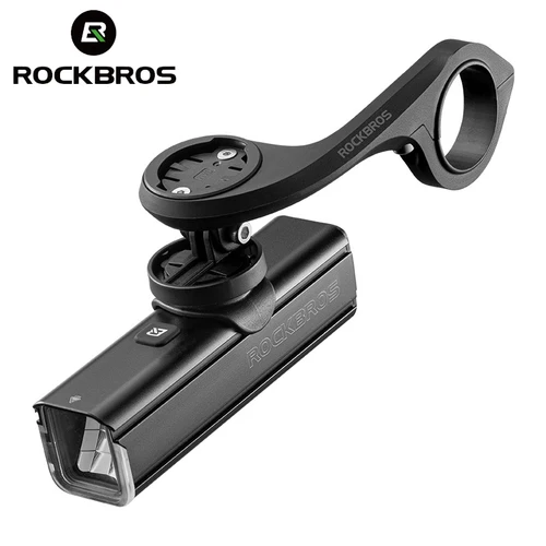 ROCKBROS-luz delantera para bicicleta IPX6, resistente a la lluvia, recargable tipo c, 1000LM, linterna LED para ciclismo de montaña