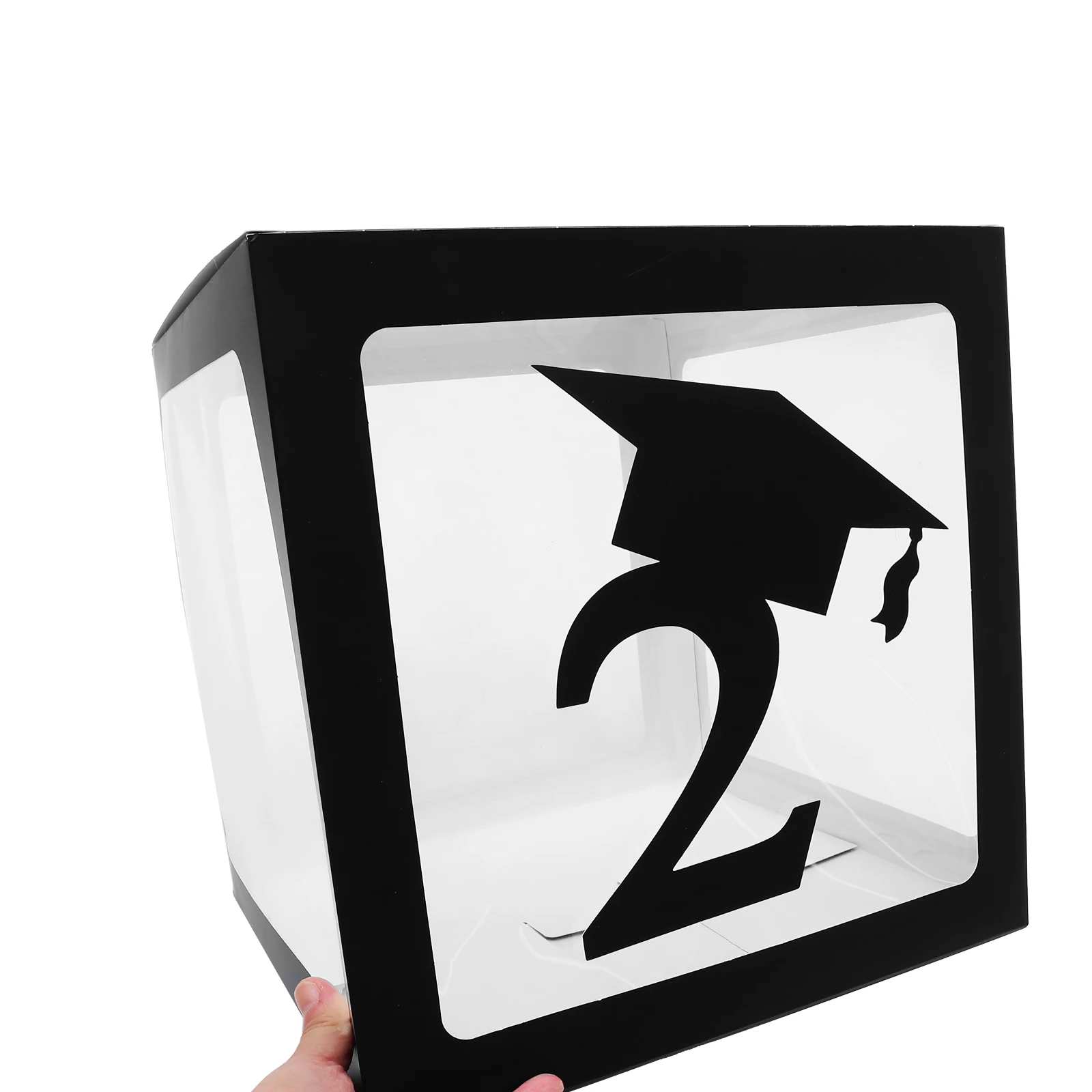 

1 Set 2024 Graduation Balloon Box Reusable Decoration Party Favor Storage Case Photography Prop Grad Party Supplies