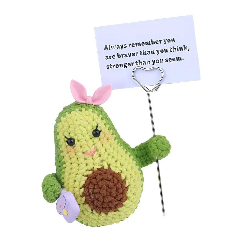 Avocado Crochet Kit For Beginners Learn To Crochet Kits Cute Creative Crochet Kit With Positive Card For Beginners Adults Kids