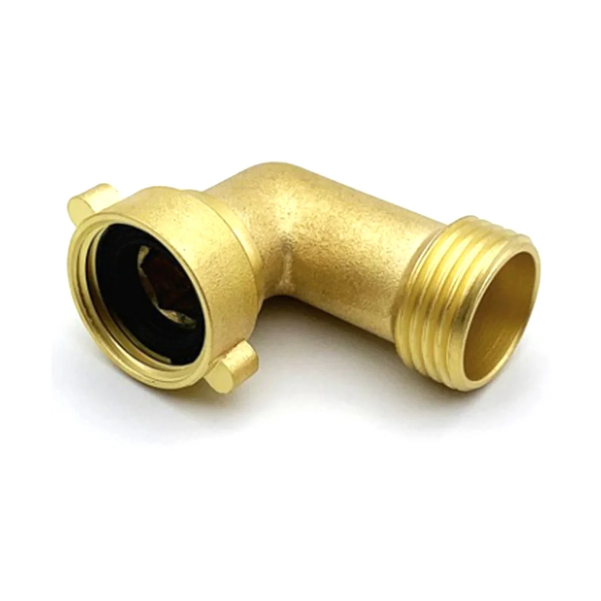 2Pcs 45 Degree Garden Hose Elbow Fitting 2Pk with 2 Washers - Outdoor Faucet Extender, Hose Connector Spigot Extender