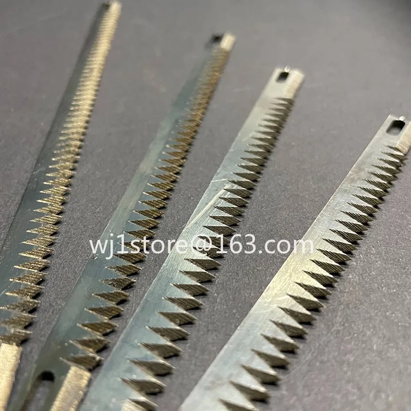 Automatic vertical packing machine accessories cutter wave serrated blade Horizontal sealing linear toothed blade