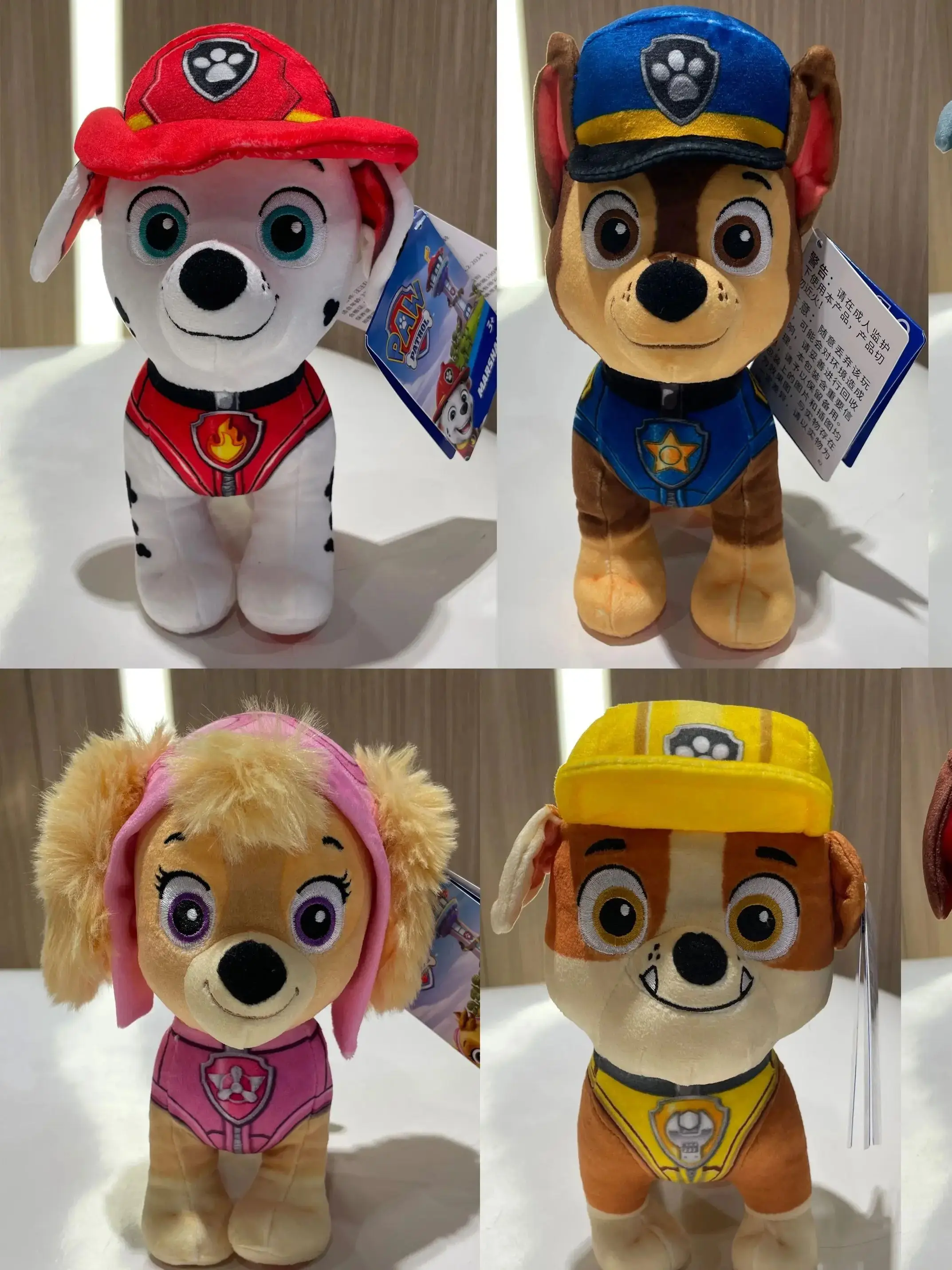 Echte Paw Patrol 8 Arten Rettungsräder Serie Plüschtier Stofftier Offiziell lizenzierte Plüschtiere Kinder Geburtstagsgeschenk