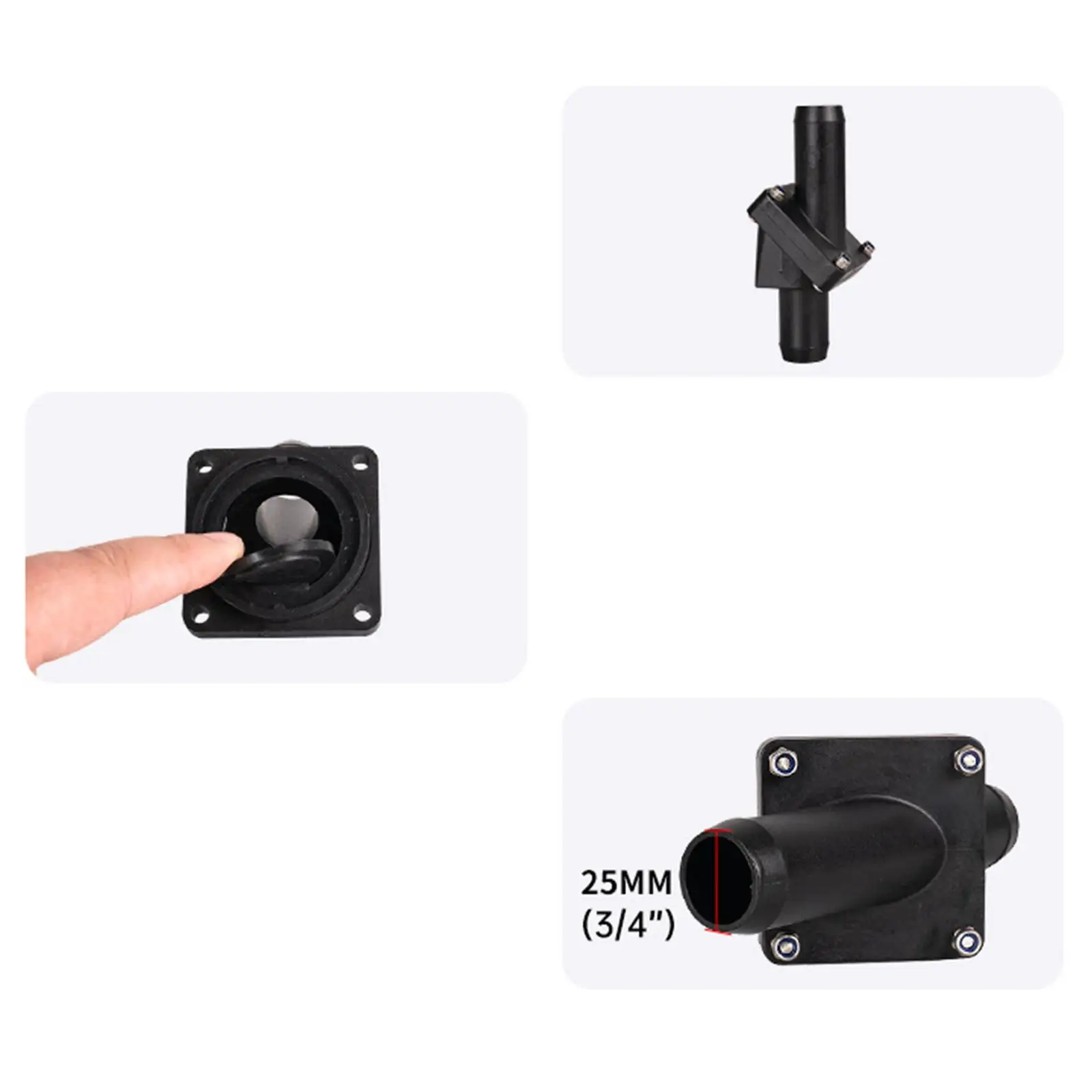 Yacht Inline Nonreturn Valve Spare Parts Convenient Easy to Use Replace
