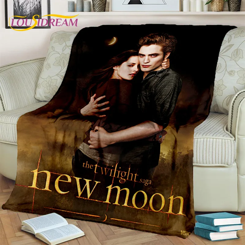 Movie The Twilight Saga Bella Edward Blanket,Soft Throw Blanket for Home Bedroom Bed Sofa Picnic Travel Office Cover Blanket Kid