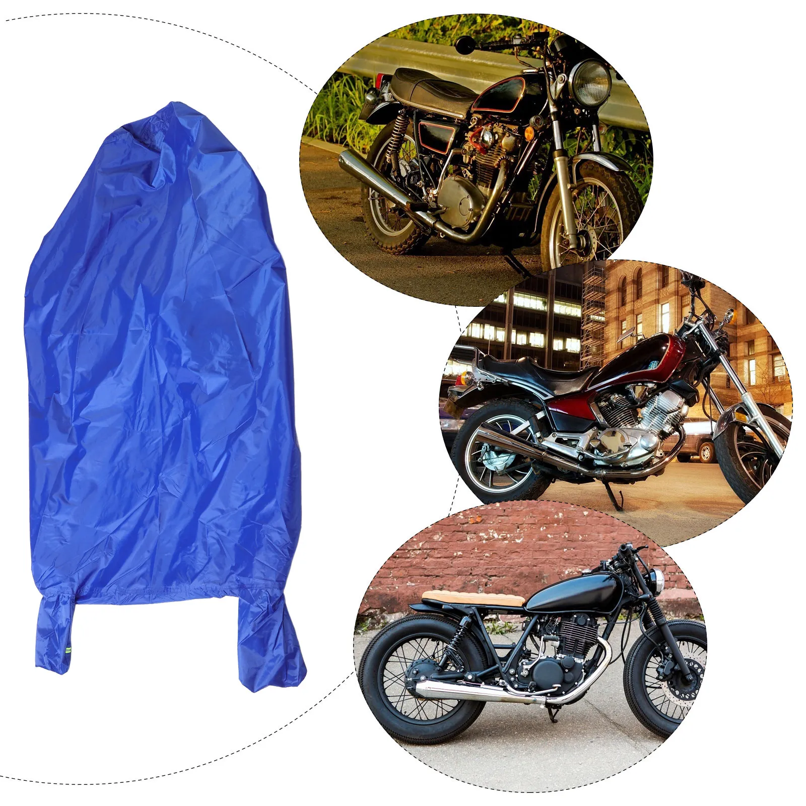 

Водонепроницаемый чехол для мотоцикла из ткани Оксфорд, полная защита от УФ-излучения и дождя, всепогодный, для мотоциклов, велосипедов, электровелосипедов