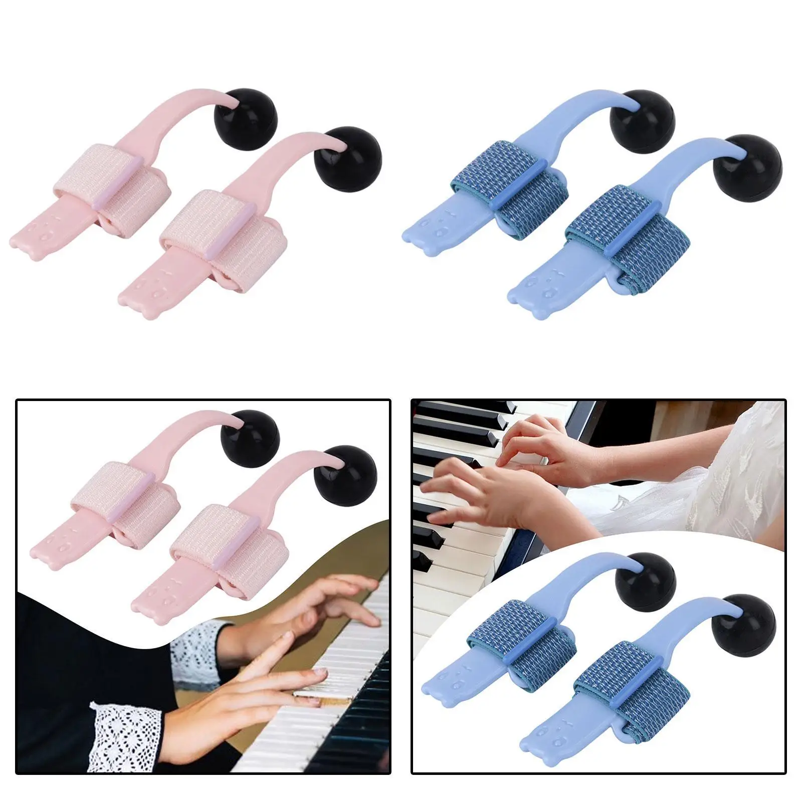 

2x Kid Piano Finger Train Musical Instrument Accessory Hand Grip Train