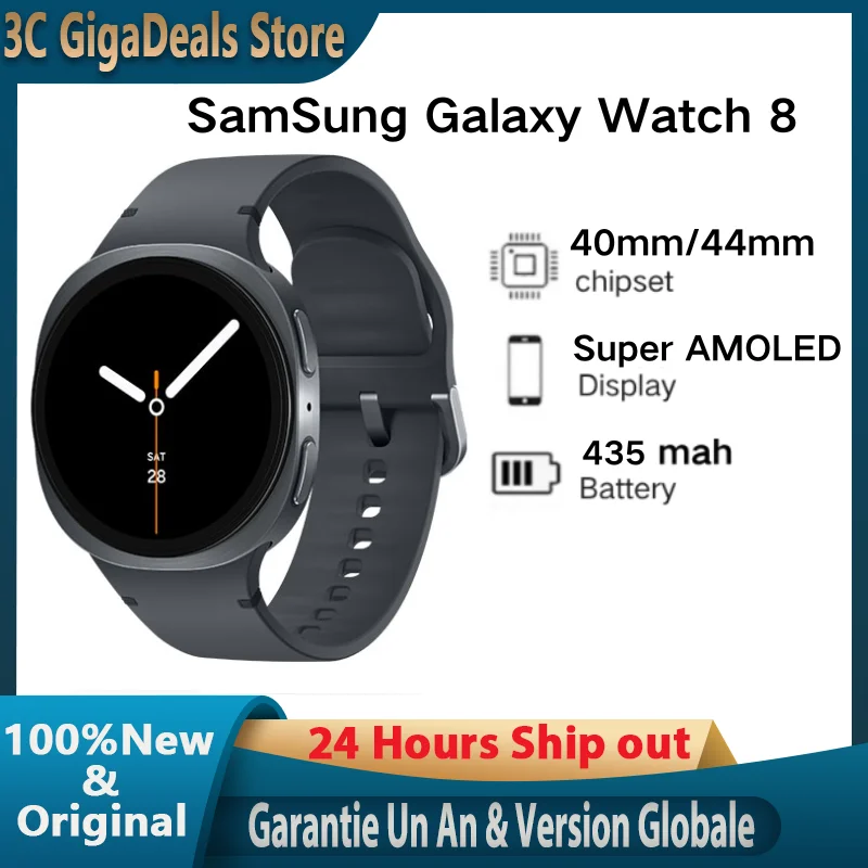 ساعة سامسونج جالاكسي 8، سوبر أموليد، 1.5 بوصة، 2 + 32 جيجا، 435 مللي أمبير، إصدار بلوتوث / LTE ساعة ذكية #1