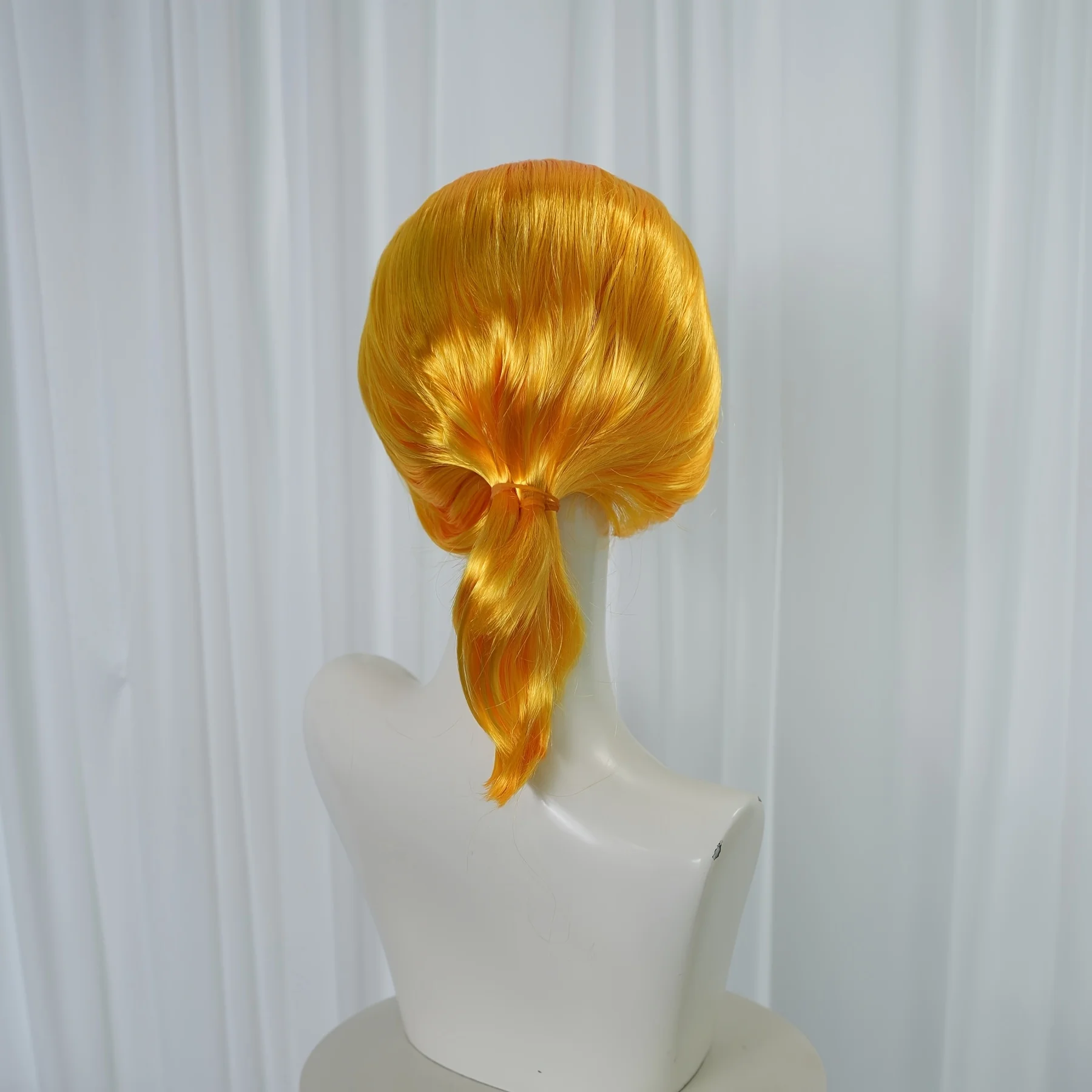 الاصطناعية بو اللمحة شعر مستعار مع الانفجارات الدانتيل الذهبي الباروكات 19th القرن أسلاك التوصيل المصنوعة البكر قصيرة تجعيد شعر مستعار