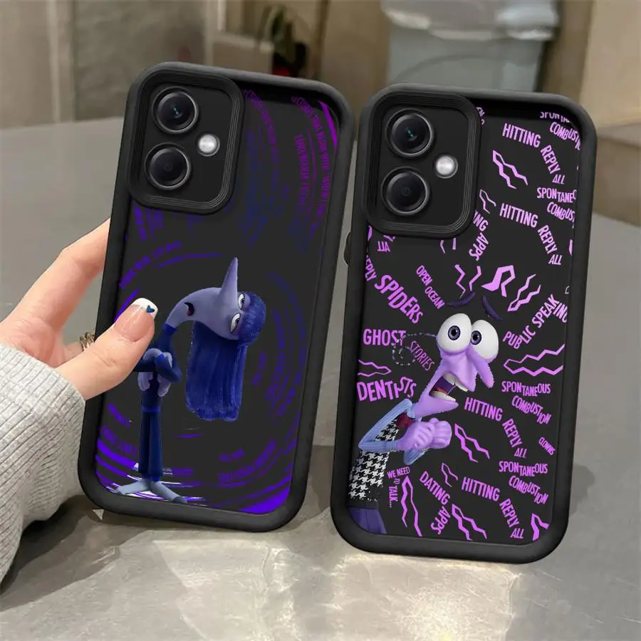 Disney Inside Out 2 Phone Case for Redmi 12 4G 12C 13C 4G 5G Poco X3 NFC X3 Pro C50 C51 C61 A1 A2  Plus A3 A3x