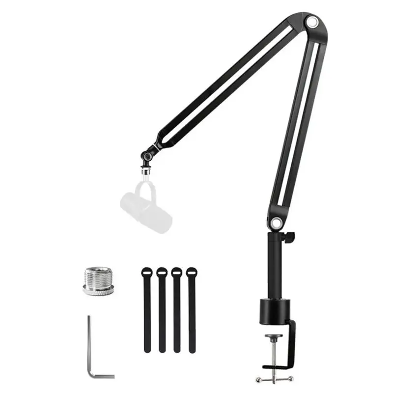 

A14E-Adjustable Heavy Suspension Boom Microphone Stand Condenser Microphone Recording Studio Scissor Arm Stand