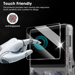 Casing 4 IN 1+Kaca untuk Konsol Game R36S Tas Penyimpanan Pembawa Travel & Pelindung Layar Film Kaca Temper untuk Aksesori R36S 10 penjualan terbaik nes shell - №