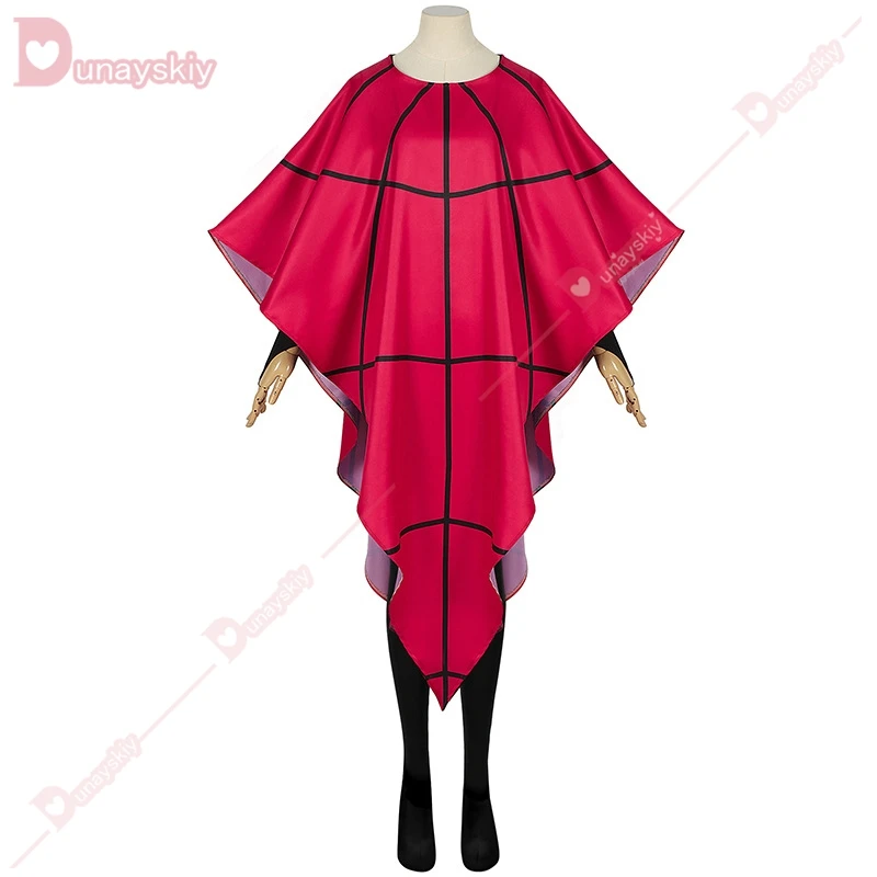 Lydia Deetz Cosplay Kostuum Kleding Pruik Underworld Archmage Cosplay Film Beetle2juice Kleding Cos Gestreept Pak Anime Cosplay