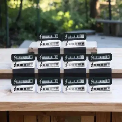 

20 pcs Piano Erasers Cute Small Shaped For Students School Rewards Classroom Party Favors Homework Mini Rubber