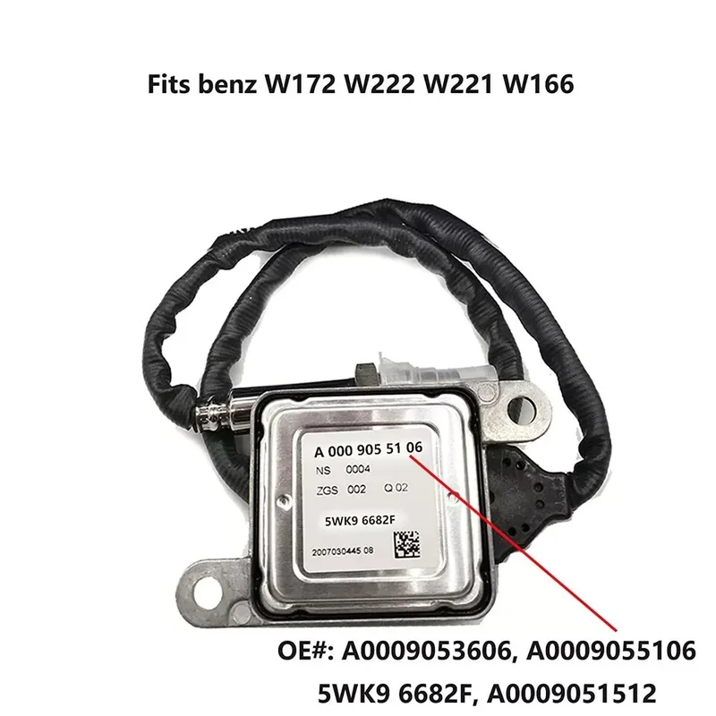 SSS+ 5WK9 6682F Nitrogen Oxide Sensor A0009053606 fits Benz W172 W222 W221 W166 1PCS