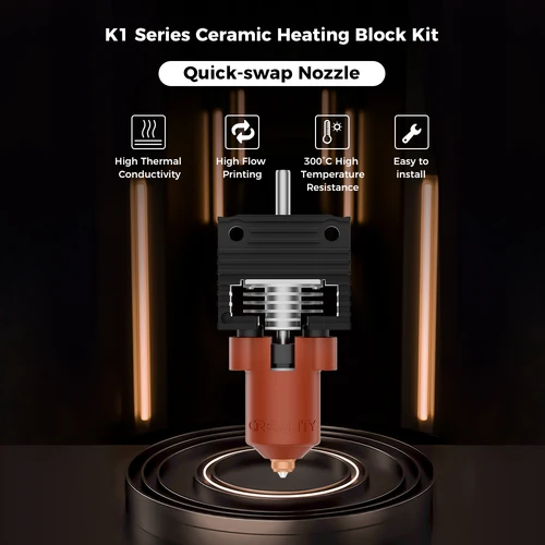 Imagen 2 del producto El kit oficial de actualizaciones Hotend Creality K1/K1 Max/K1C admite 300 ° C Alta temperatura, 600 mm/s de alta velocidad para K1 Max/K1C/K1SE/K1