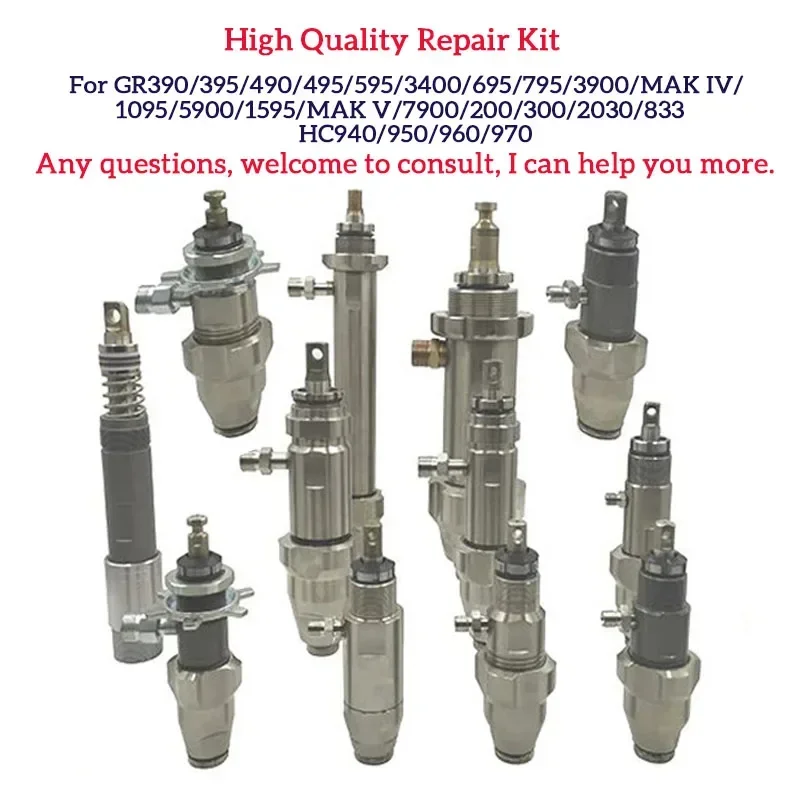 Tpaitlss 248213 طقم تصليح مضخة الرش بدون هواء حلقة لإحكام الإغلاق تناسب GRC Machine1095 5900 1595 نموذج قضيب المكبس O-حلقة #3