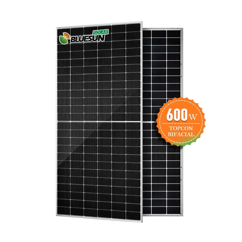 

500w 550w 600w solar panel bifacial solar pv panel monocrystalline solar panels for house