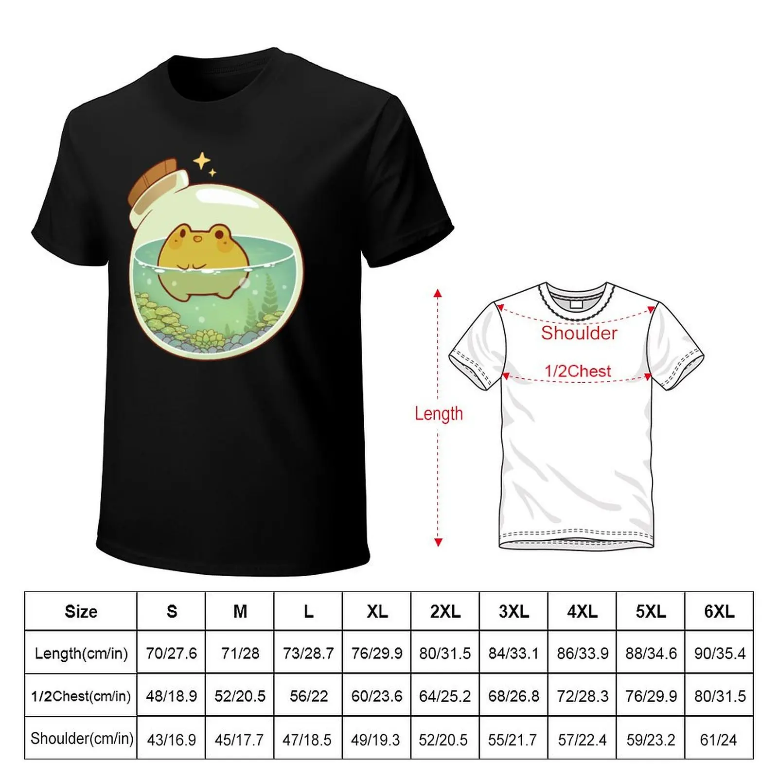 Round frog potion T-Shirt Sun Block Outdoor T-Shirt
