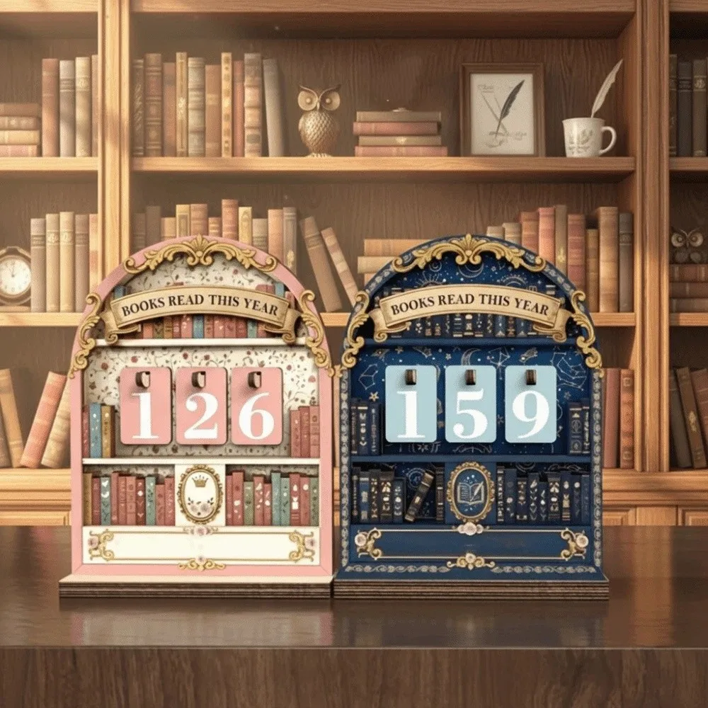 Трекер для чтения из деревянного материала. Чтение этого года. Экологичные книги. Трекер для чтения. Счетчик чтения ручной работы.
