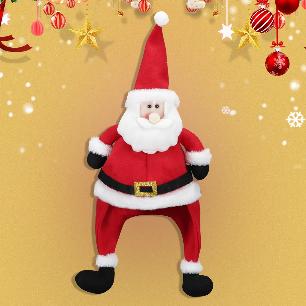 

Креативная рождественская шапка с героями мультфильмов, толстые украшения, шляпа Санта-Клауса, аксессуары, пение, Рождественский карнавальный костюм, Новый год