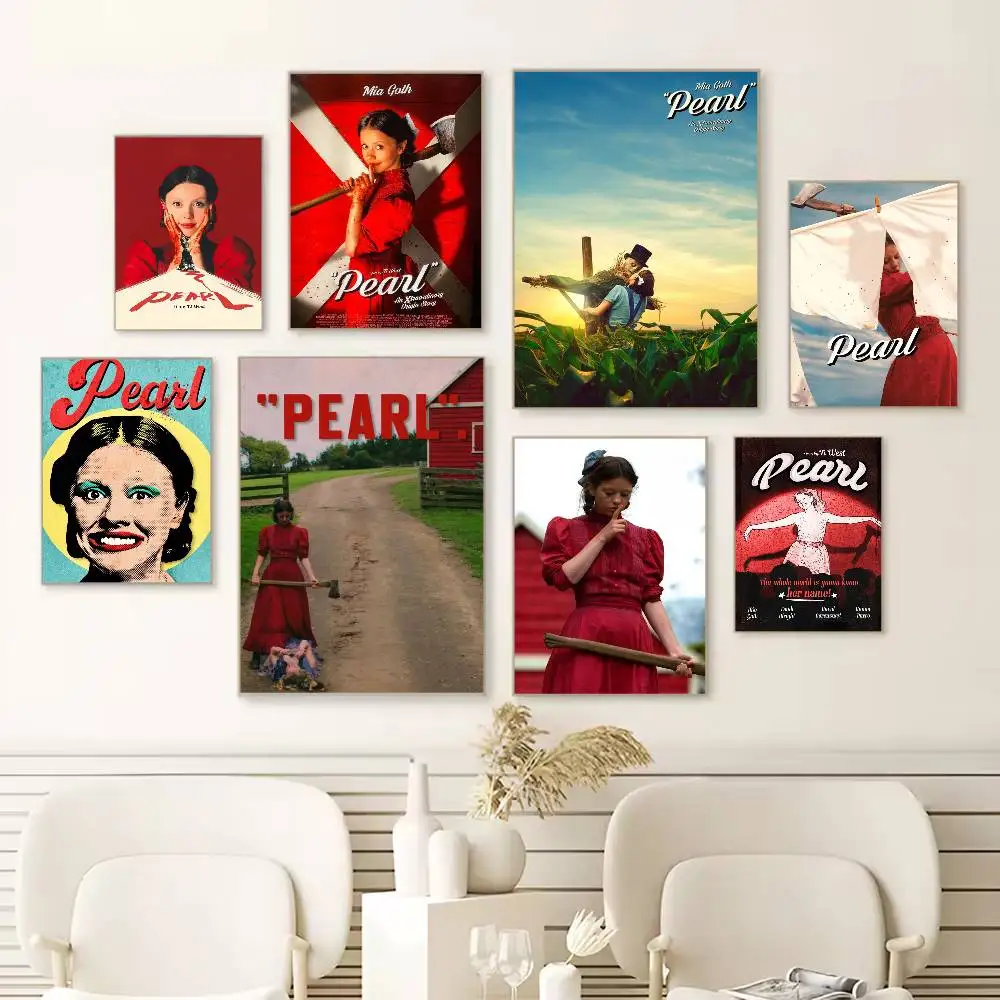 

Horror Moive P-PEARL Poster Versatile HD Waterproof Wall Art Self-Adhesive Decor for Any Space Ideal Gift