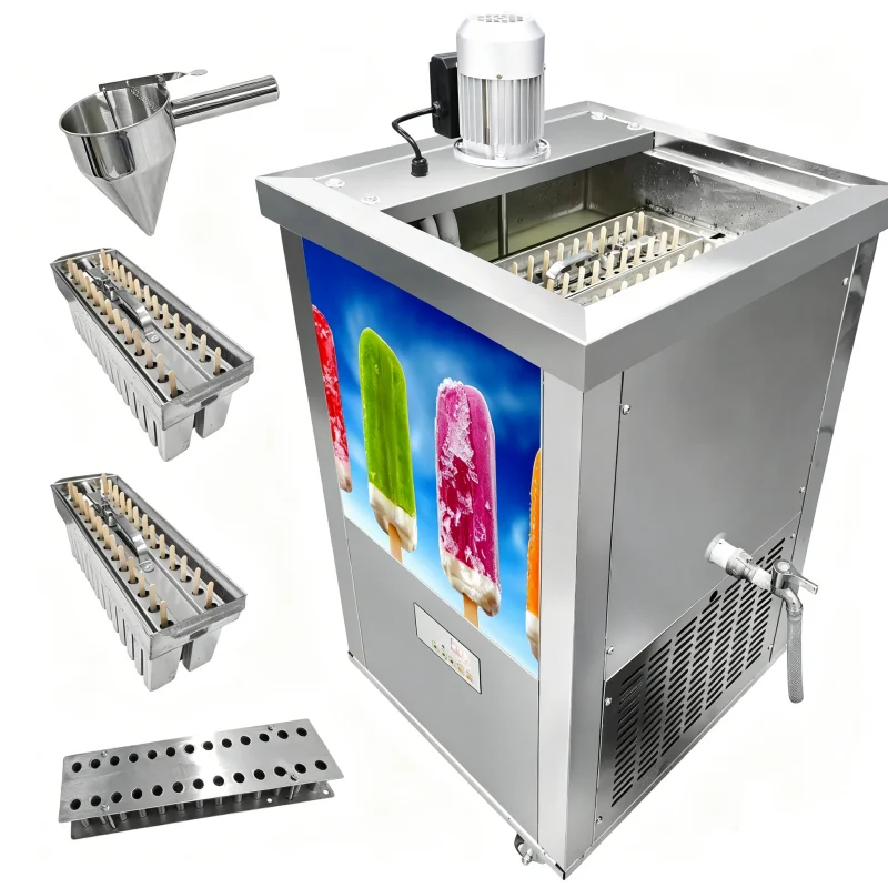 Yüksek Verimli, Çift Kalıplı D - Commercial Popsicle Mold Maker Machine incelemesi ve fiyatı
